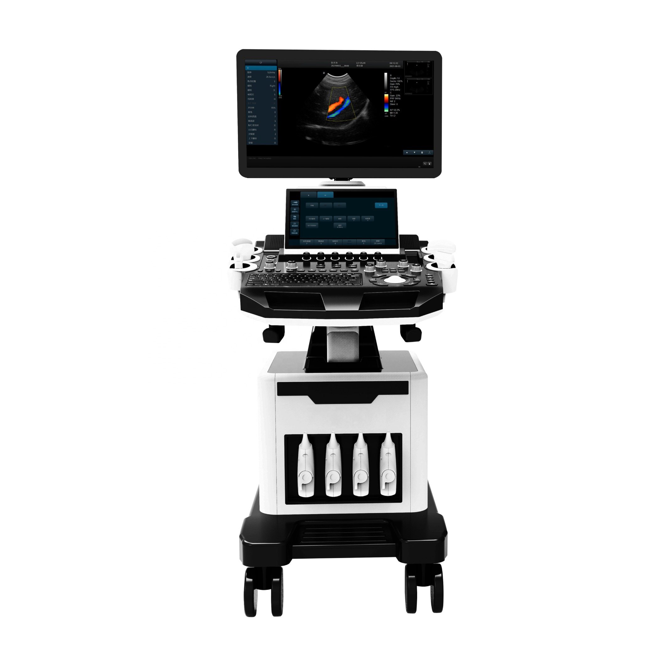 Portable Medical ultrasound instruments Veterinary Use Black and White ultrasound machine price veterinary Scanner