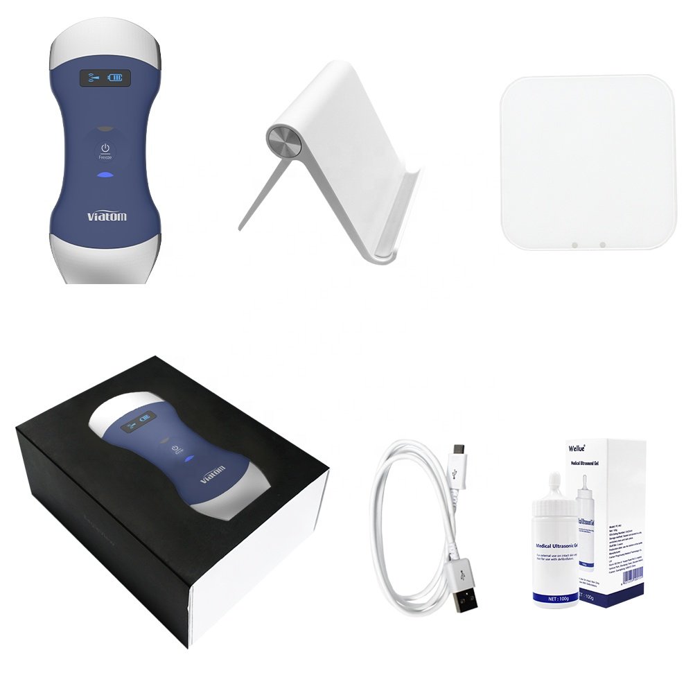 Viatom Wireless Handheld Ultrasound Scanner Weight 260g/0.6 lbs Compatible With Tablets And ios/android Portable Ultrasound