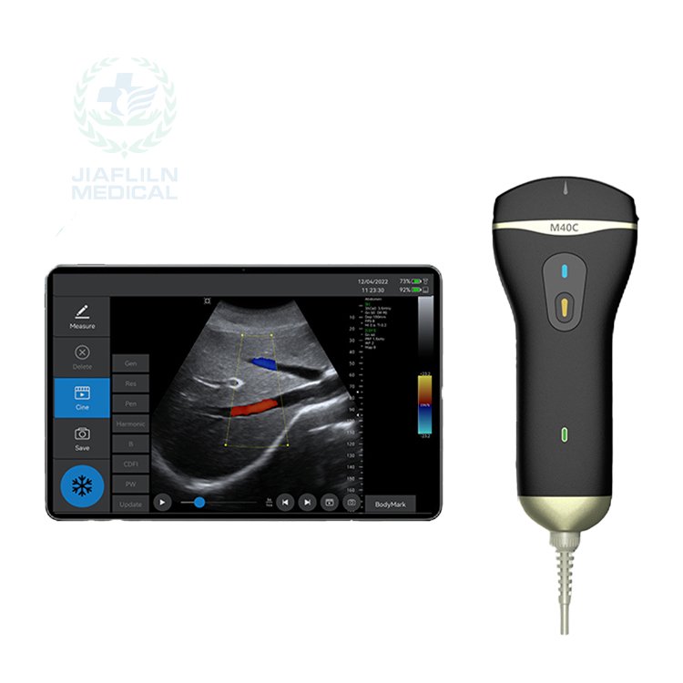 Handheld Ultrasound Probe 3 in 1 Convex Cardiac Linear Wireless Probe, Monochrome Doppler Ultrasound Ecografo Portatil