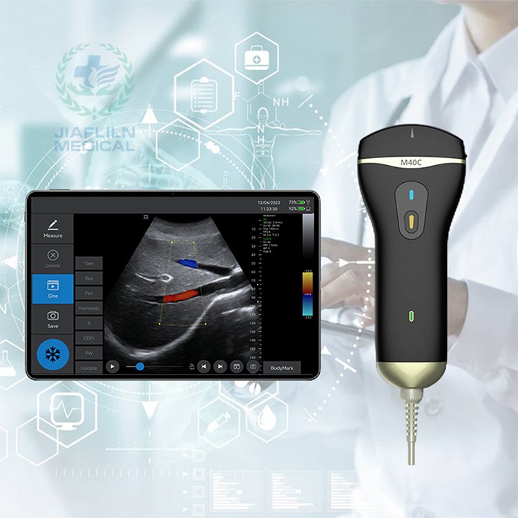 Handheld Ultrasound Probe 3 in 1 Convex Cardiac Linear Wireless Probe, Monochrome Doppler Ultrasound Ecografo Portatil