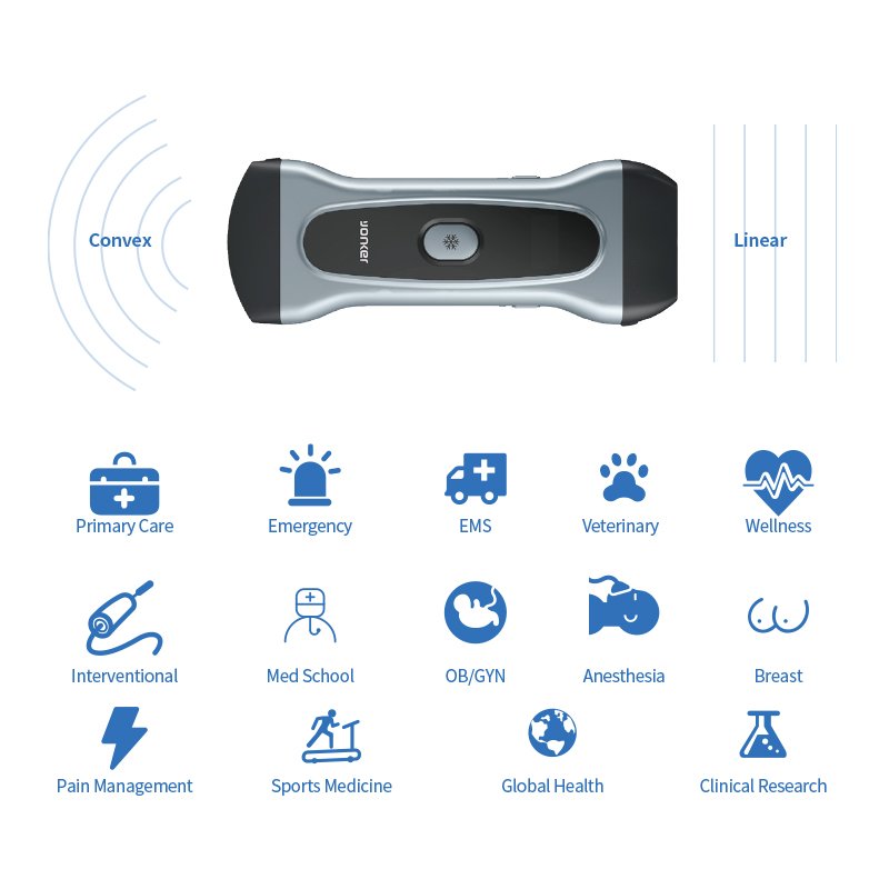 probe element wifi ultrasound medical machine probe handheld medical smartphone ultrasound scanner ultrasound instrument