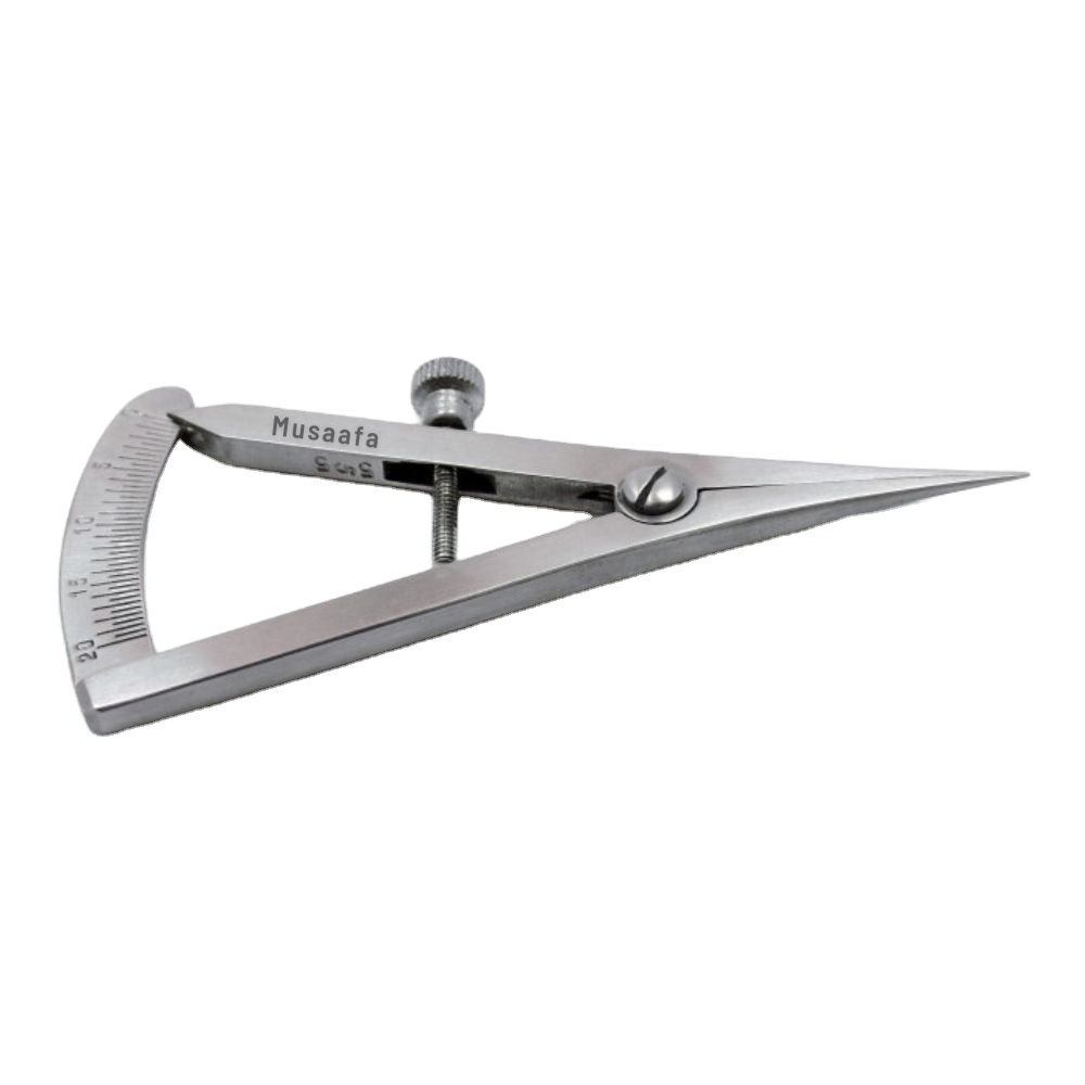Surgical Ophthalmic Castroviejo Caliper 0 to 20mm Dull Polished Straight Curved CE Approved High Quality Instruments