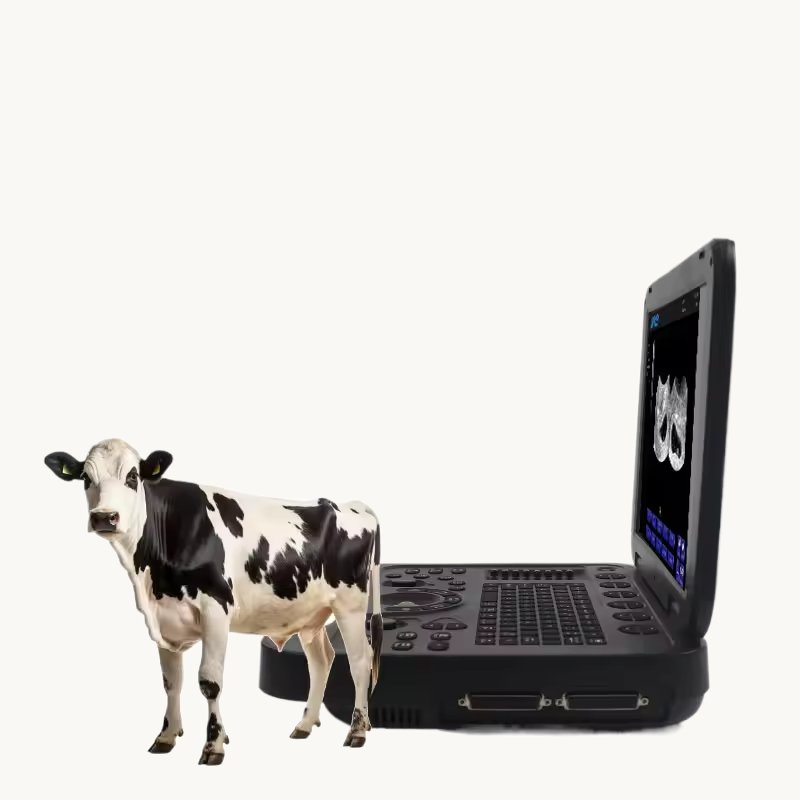 Fitin Medical pasture veterinary ultrasound doppler Large animals black and white scanner ultrasound machine