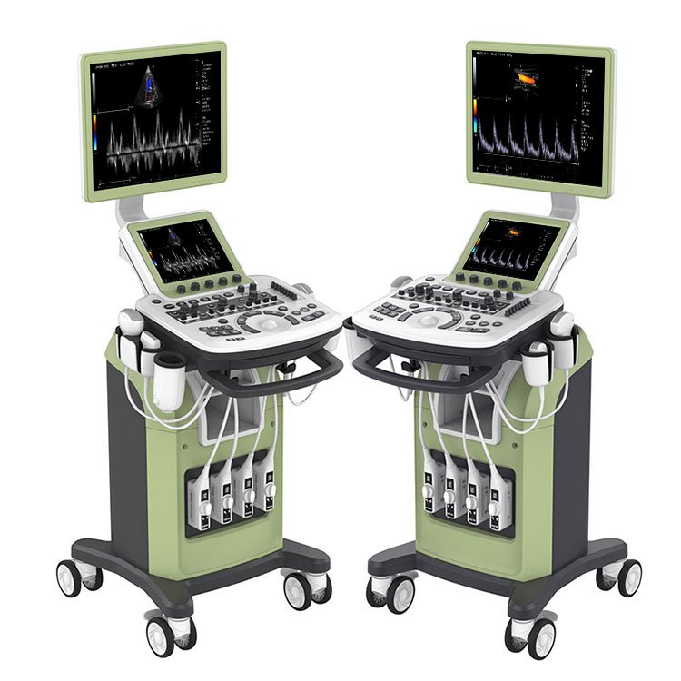 Professional Medical Ultrasound Instruments Portable Color Doppler Ultrasound Scanner Price 4D Trolley Ultrasound Machine
