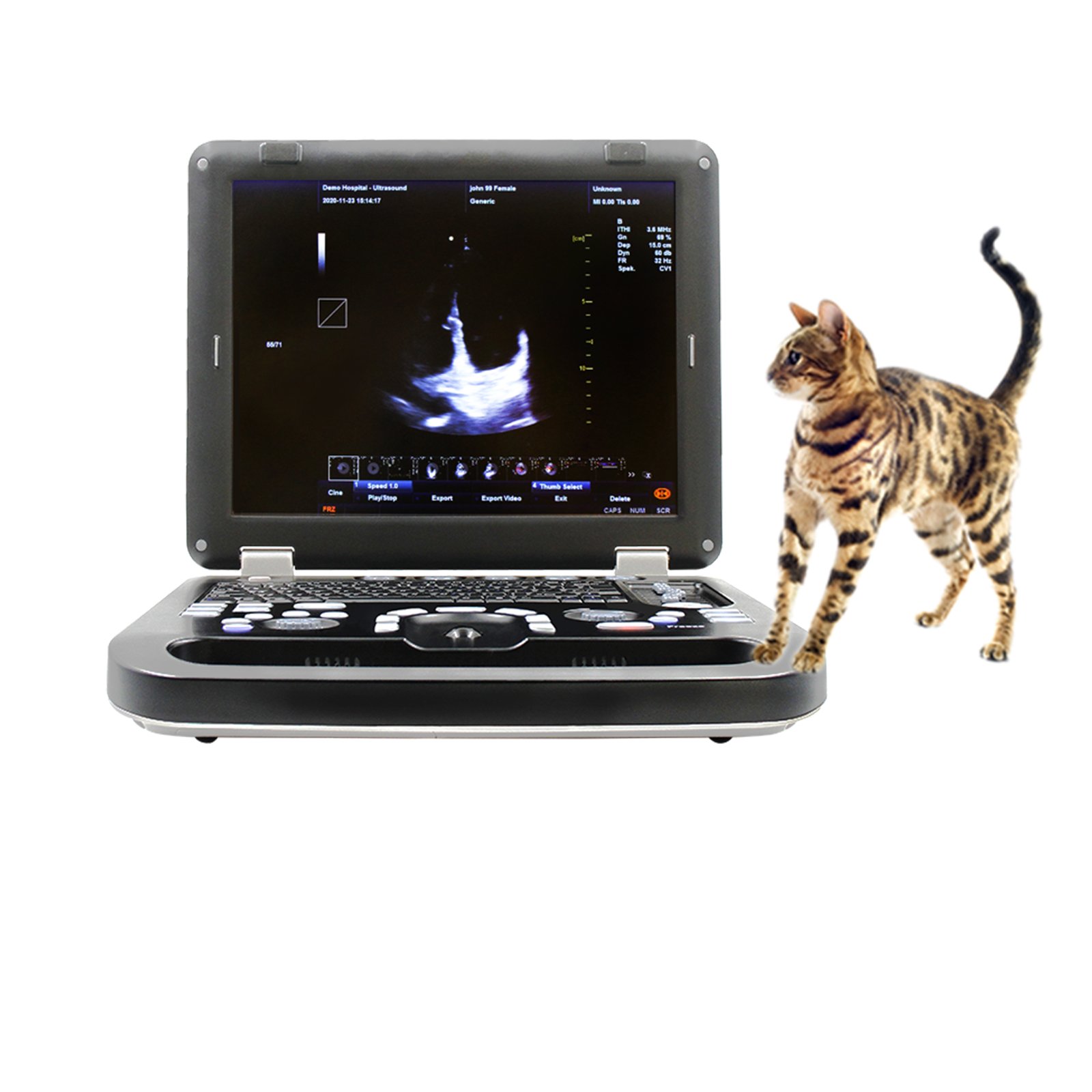 CONTEC CMS1700C-VET Veterinary Instrument Cheapest portable veterinary ultrasound machine