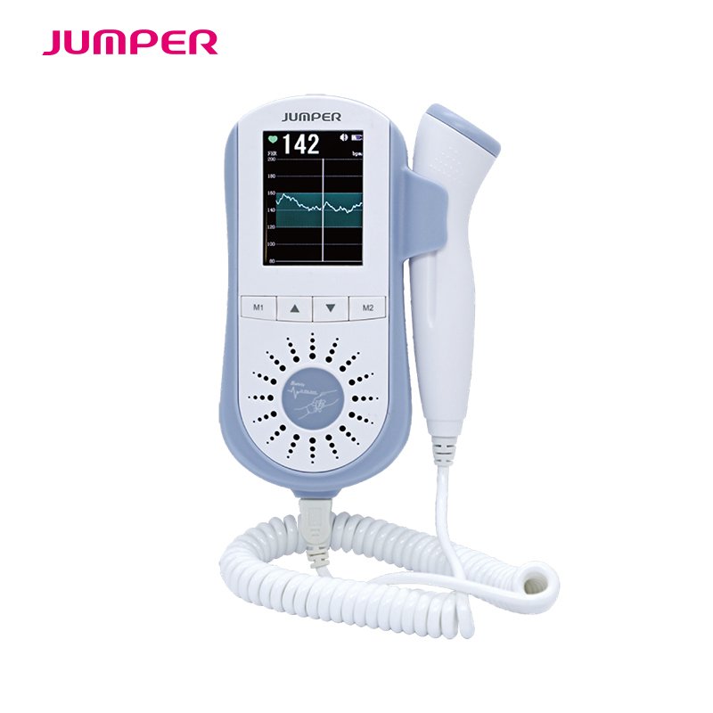 JUMPER medical new fetal doppler with large TFT colorful curve display