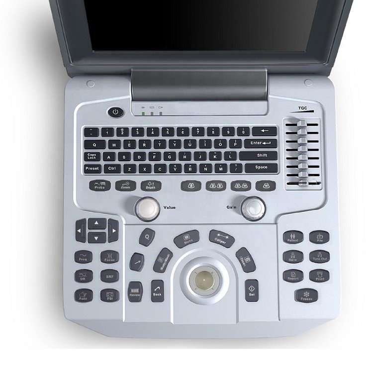 3D ultrasound machine 12 inches screen PW function portable ultrasound scanner