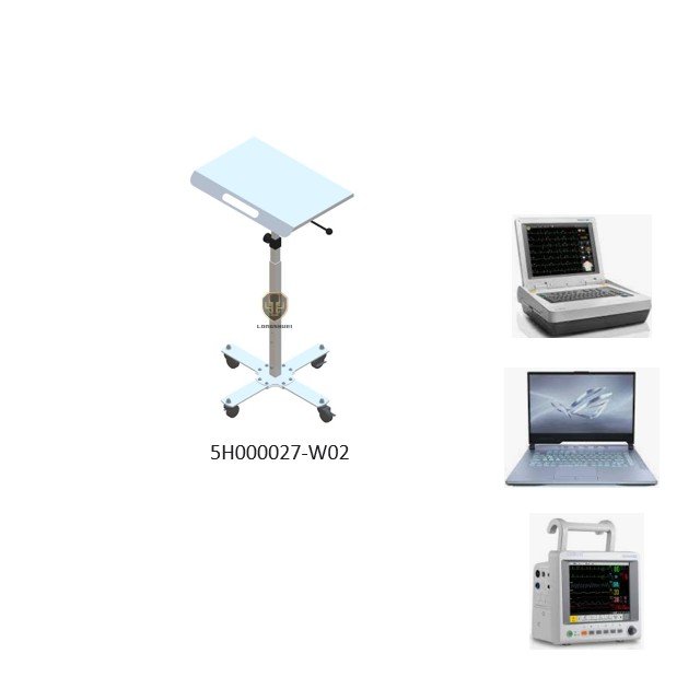 Europe OEM instruments laptop portable ultrasound medical cart trolley for ECG/Ultrasound device