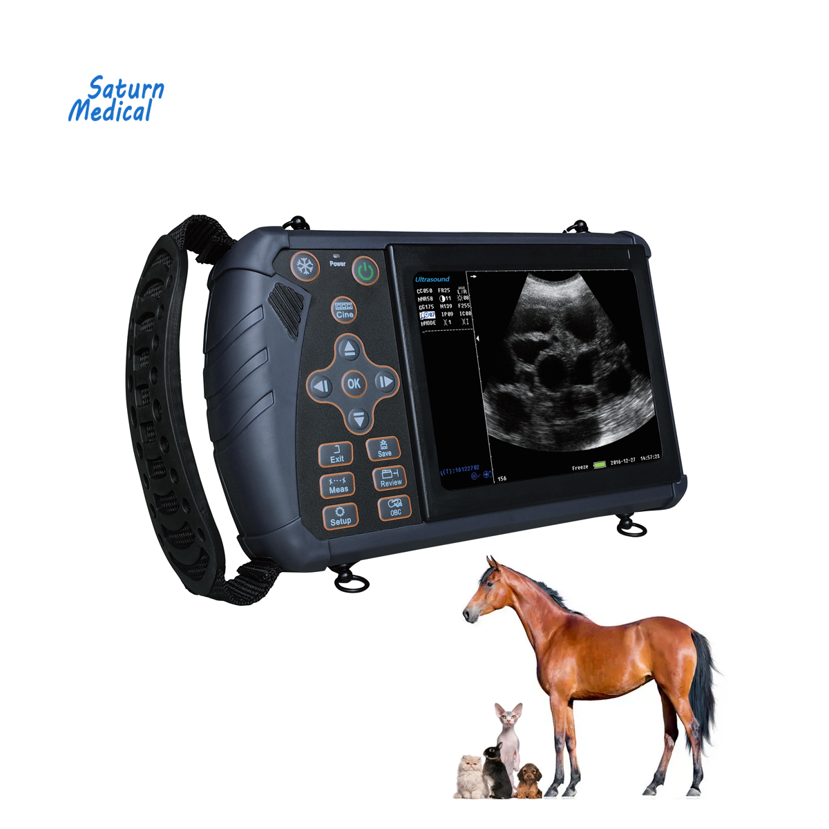 Ce iso approved waterproof portable handheld USG pet vet animal veterinary b ultrasound instrument equipment device system
