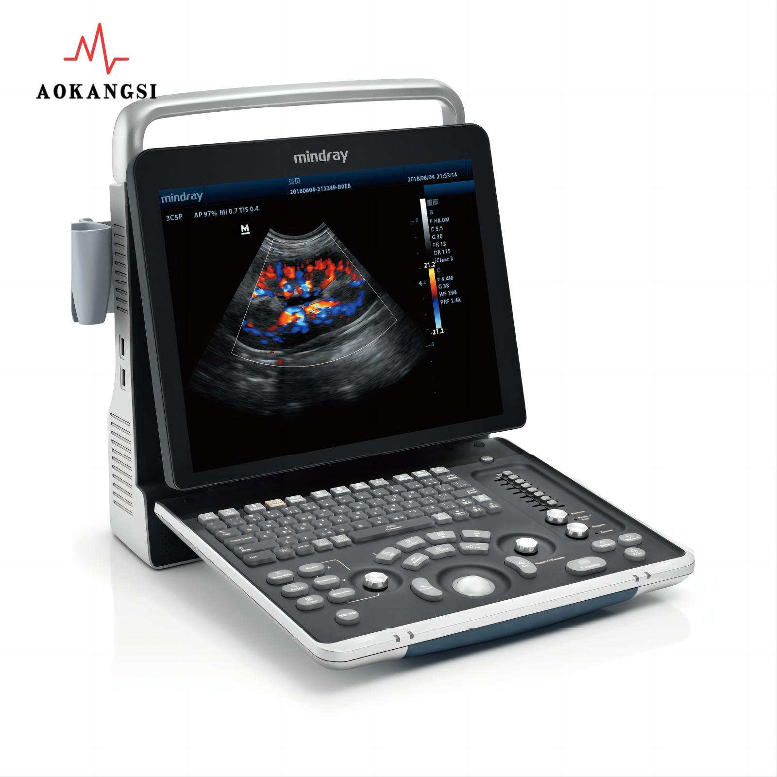 Mindray Veterinary Instrument Portable Z50/60/70 vet Color Doppler Ultrasound Diagnostic System with15 high resolution monitor