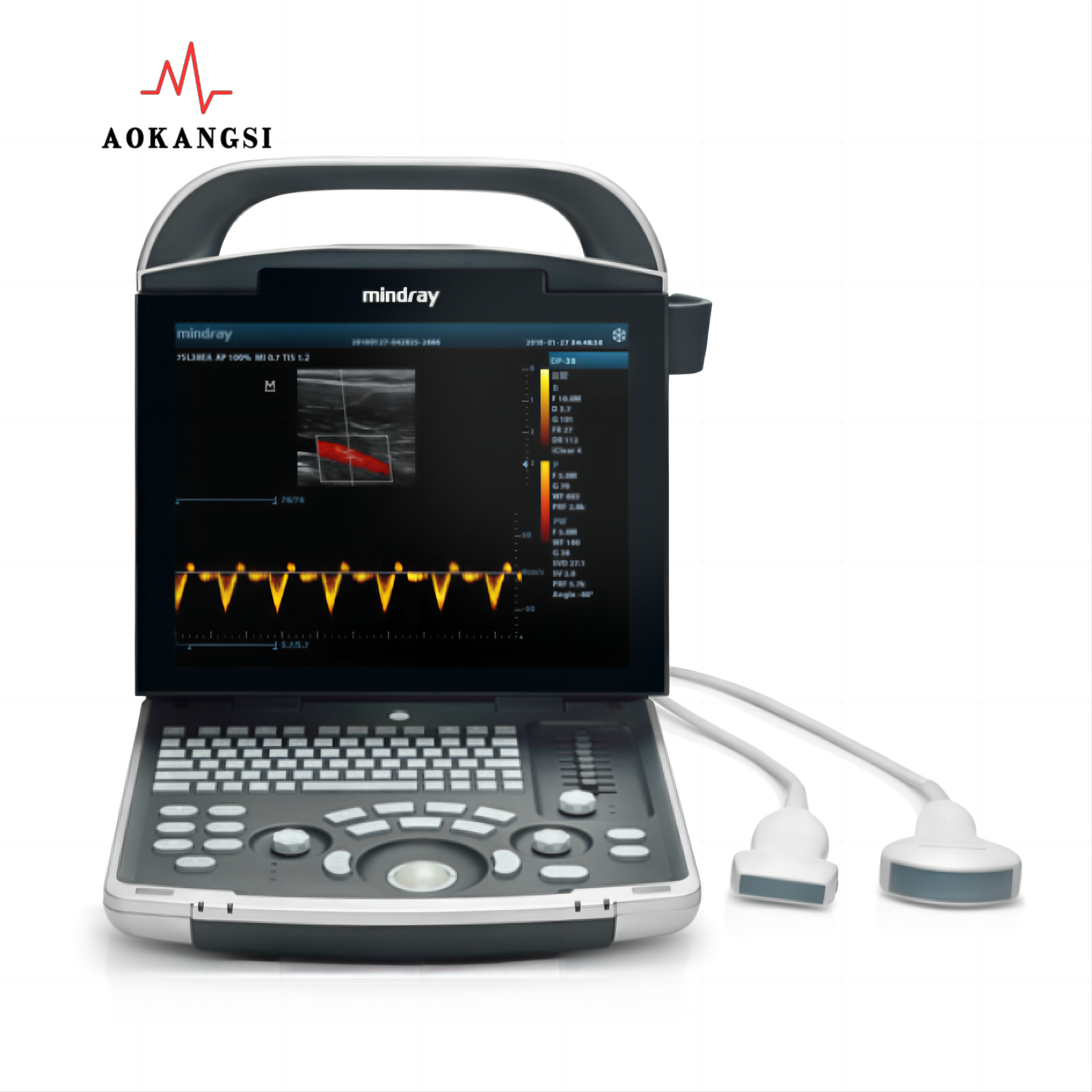 Mindray Veterinary Instrument Portable Z50/60/70 vet Color Doppler Ultrasound Diagnostic System with15 high resolution monitor