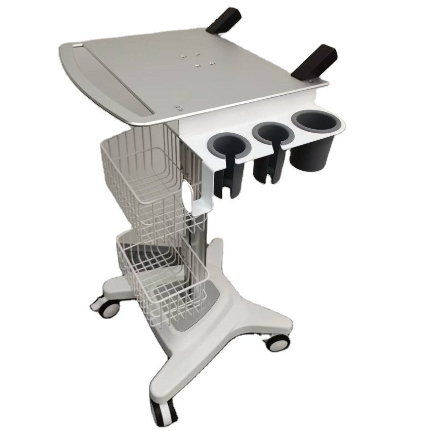 customized ultrasound scanner trolley machine veterinary ultrasound machine trolley medical trolley for portable ultrasound