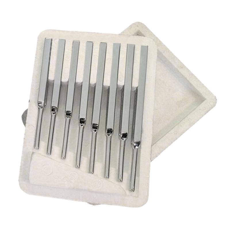 Bulk Selling Delcolabs Tuning Fork Sets of 8 & 13 Aluminum Steel Material Sound Therapy Tuning Fork Balancing for Sound