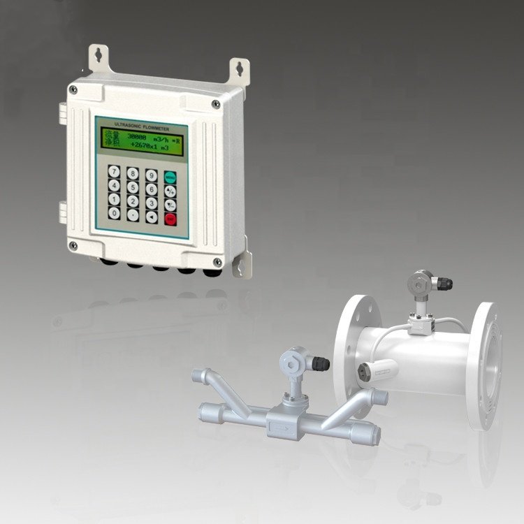 Oem Ultrasonic Fuel Oil Flowmeter Icd Display Portable Water Argon Ultrasonic Flowmeter Oct Pulse Output Diesel Flowmeter