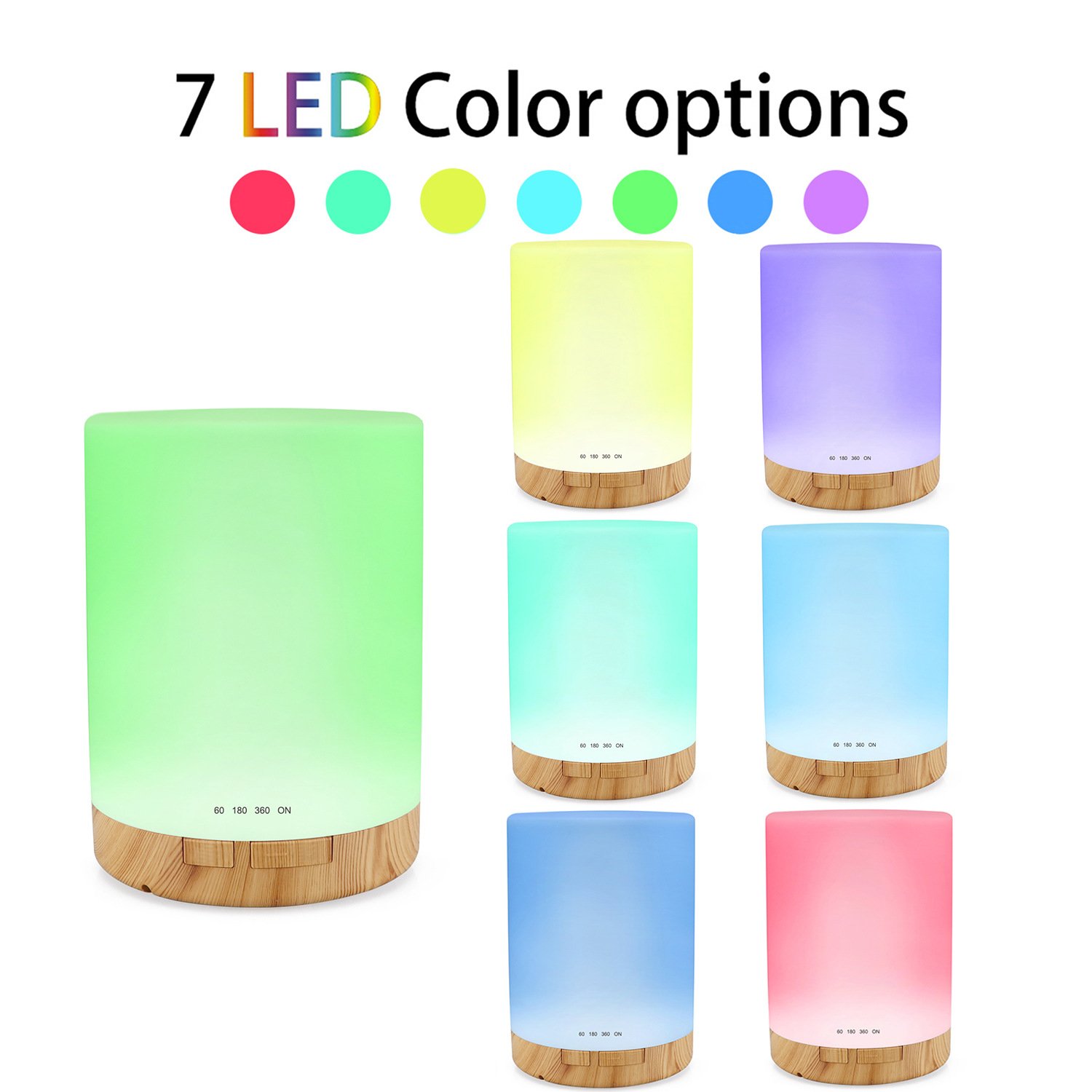 300ML Essential Oil Diffuser Quiet 5-in-1 Premium Humidifier Natural Home Fragrance Aroma Diffuser humidifiers difusor de aroma