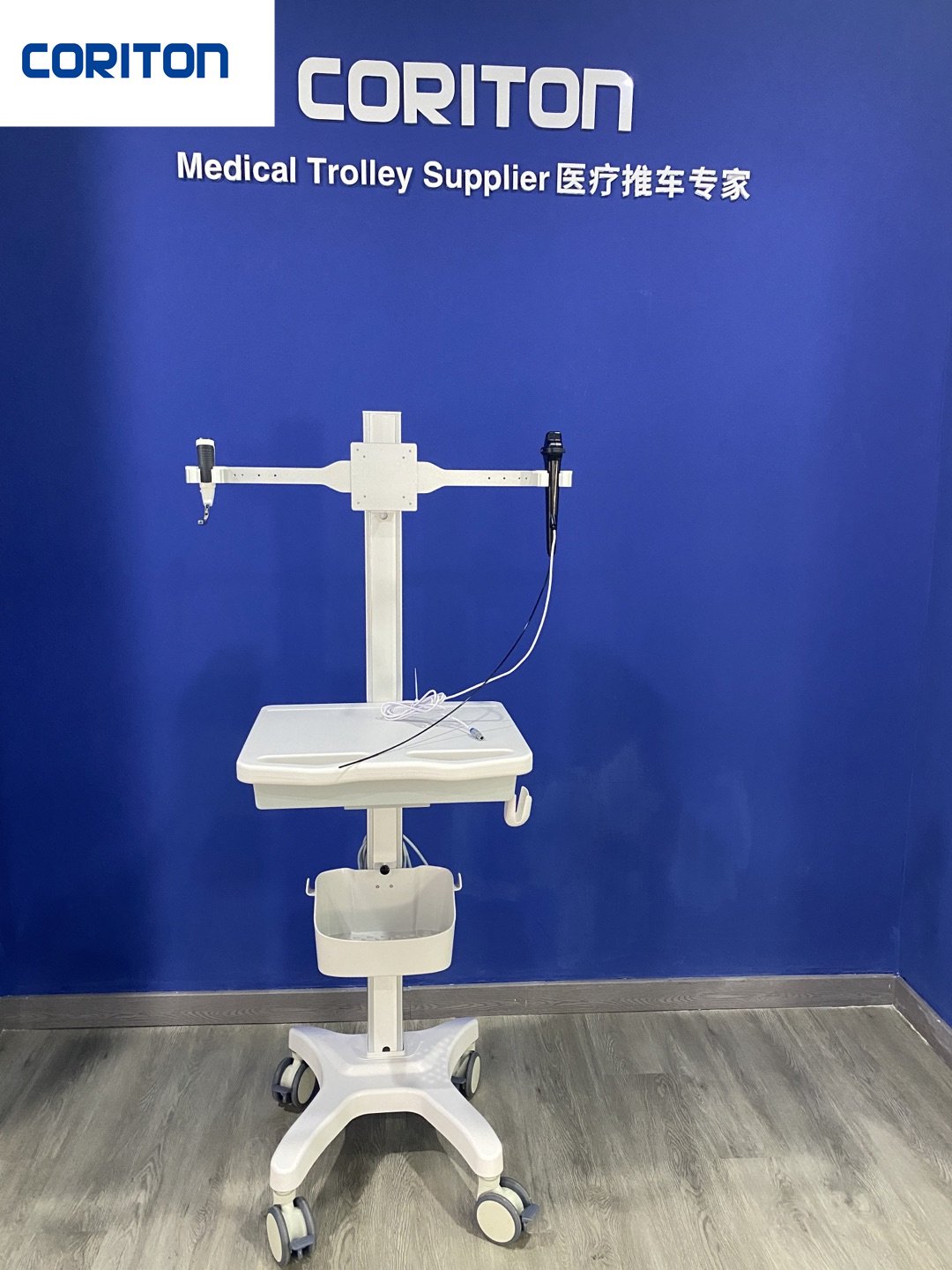 Chinese manufacturer ultrasound machine trolley cart factory Medical hospital equipment mobile roll stand