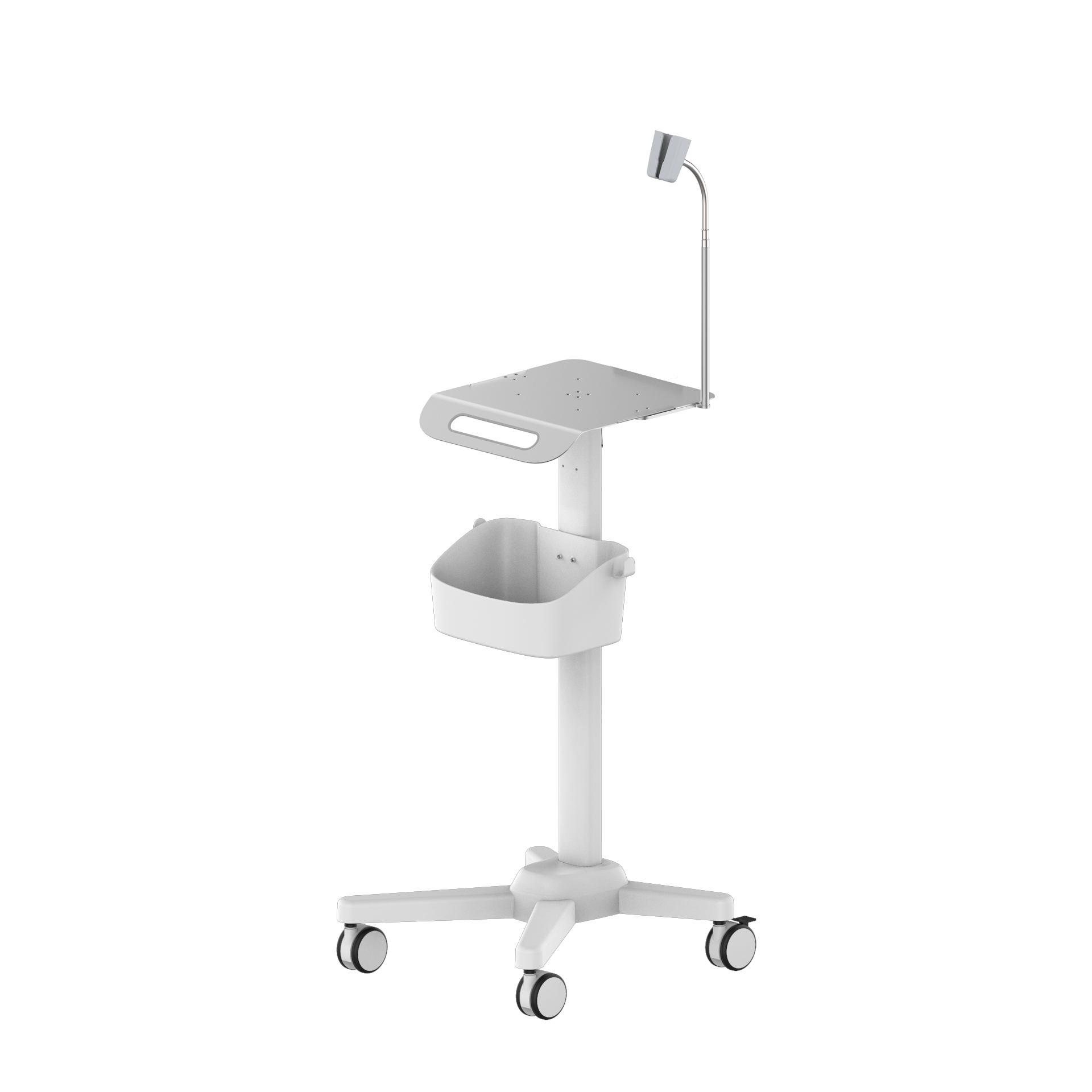 Hospital ECG Ventilator Ultrasound Workstation Rolling Stand Trolley cart for Medical