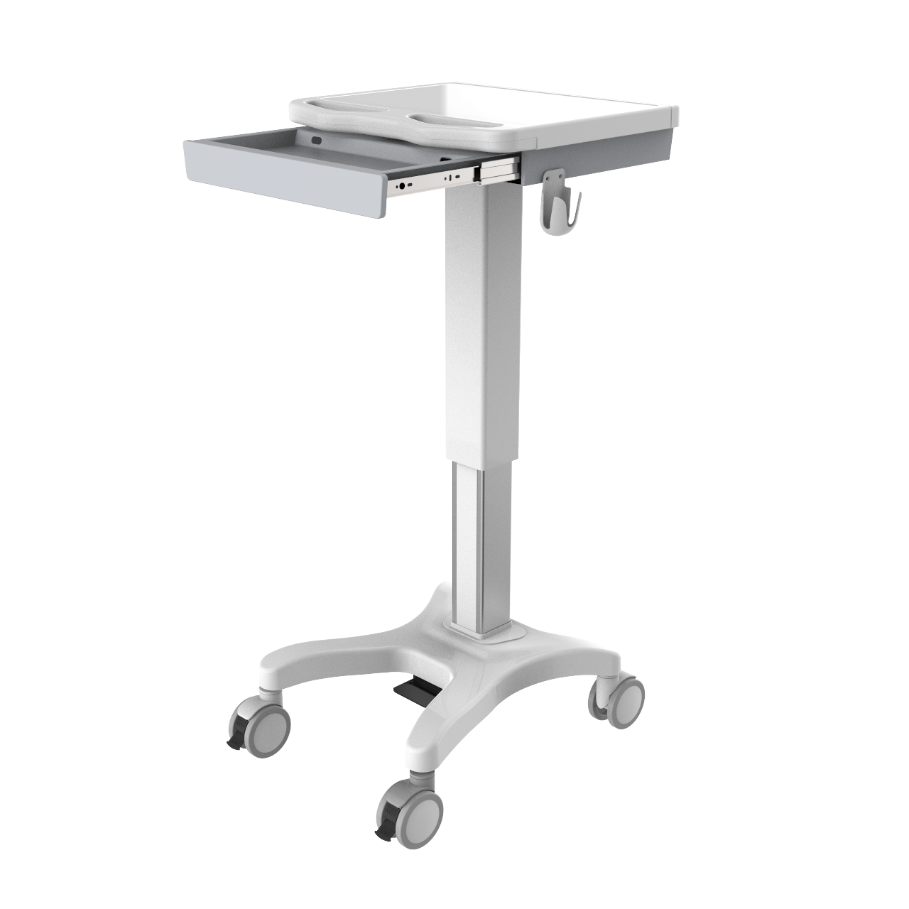 Desktop cart Medical counter top roll stand Movable ECG ultrasound bracket TR700