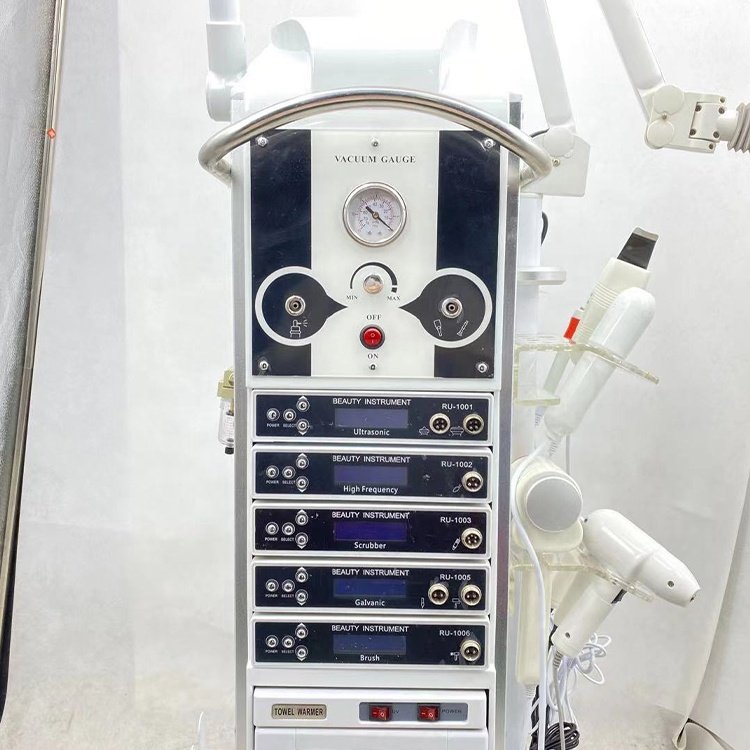 Ultrasound Vacuum RF Skin Rejuvenation Facial Deep Cleaning Galvanic Face Skin Care Beauty Machine