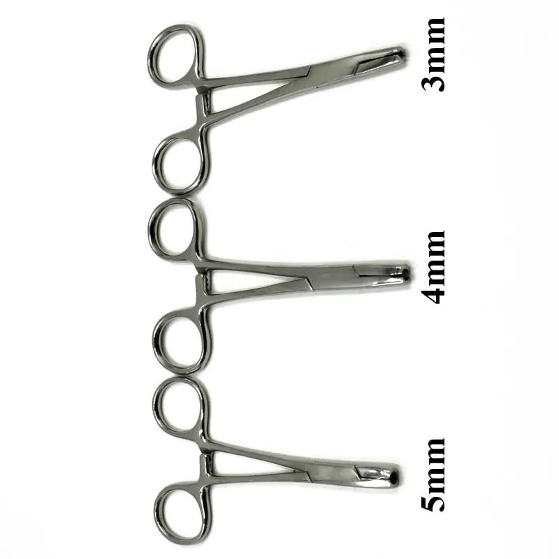 -316L Stainless Steel Dermal Anchor Holding Pliers Professional Piercing Tool Body Jewelry Tools dermal disc forceps
