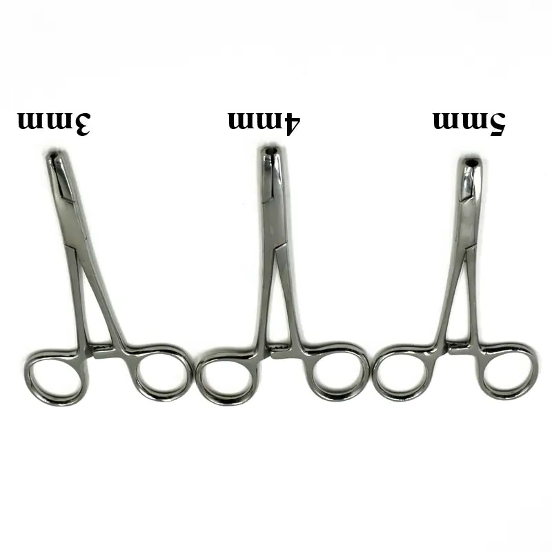 -316L Stainless Steel Dermal Anchor Holding Pliers Professional Piercing Tool Body Jewelry Tools dermal disc forceps