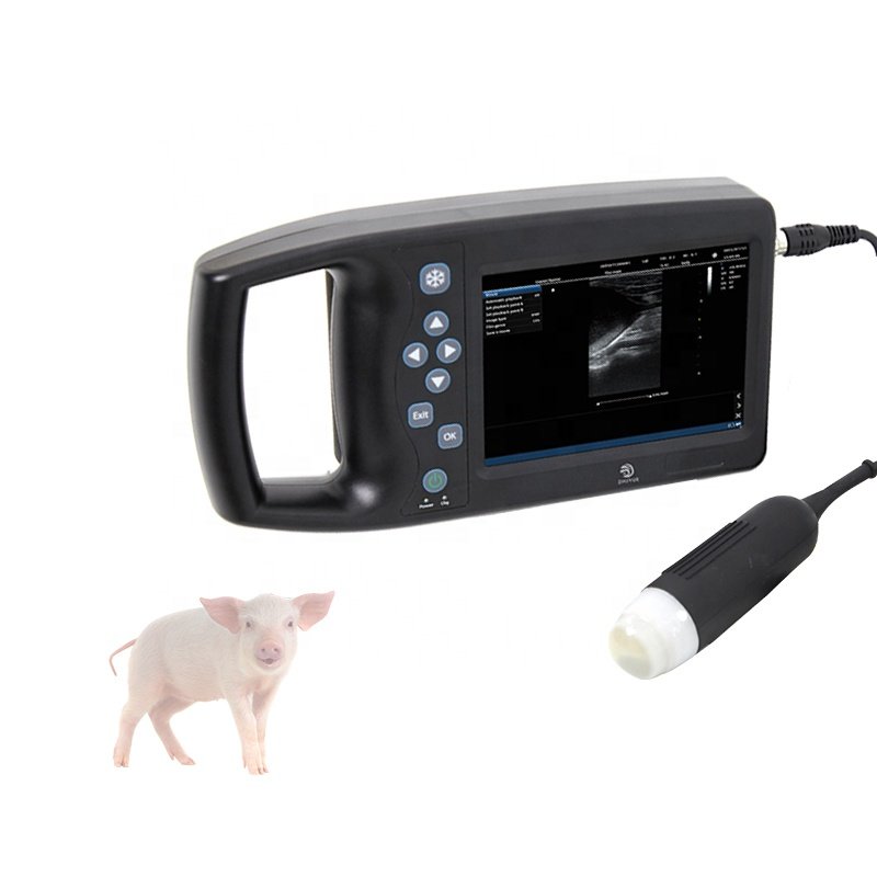 Portable High Accurate Veterinary Pig Sow Swine B Ultrasound Detector Animal Cattle Pregnancy Tester Ultrasound Scanner