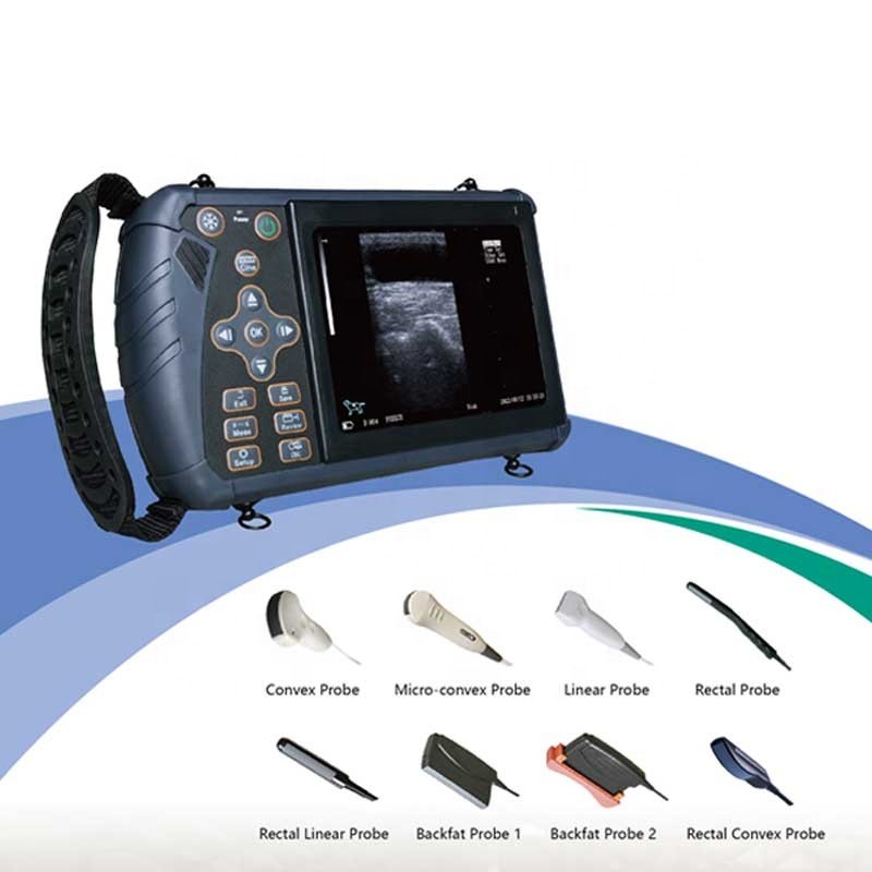 Dawei High Quality Imaging Cow Ultrasound Machine Price Cattle Farm Livestock Pregnancy Scanner Equipment