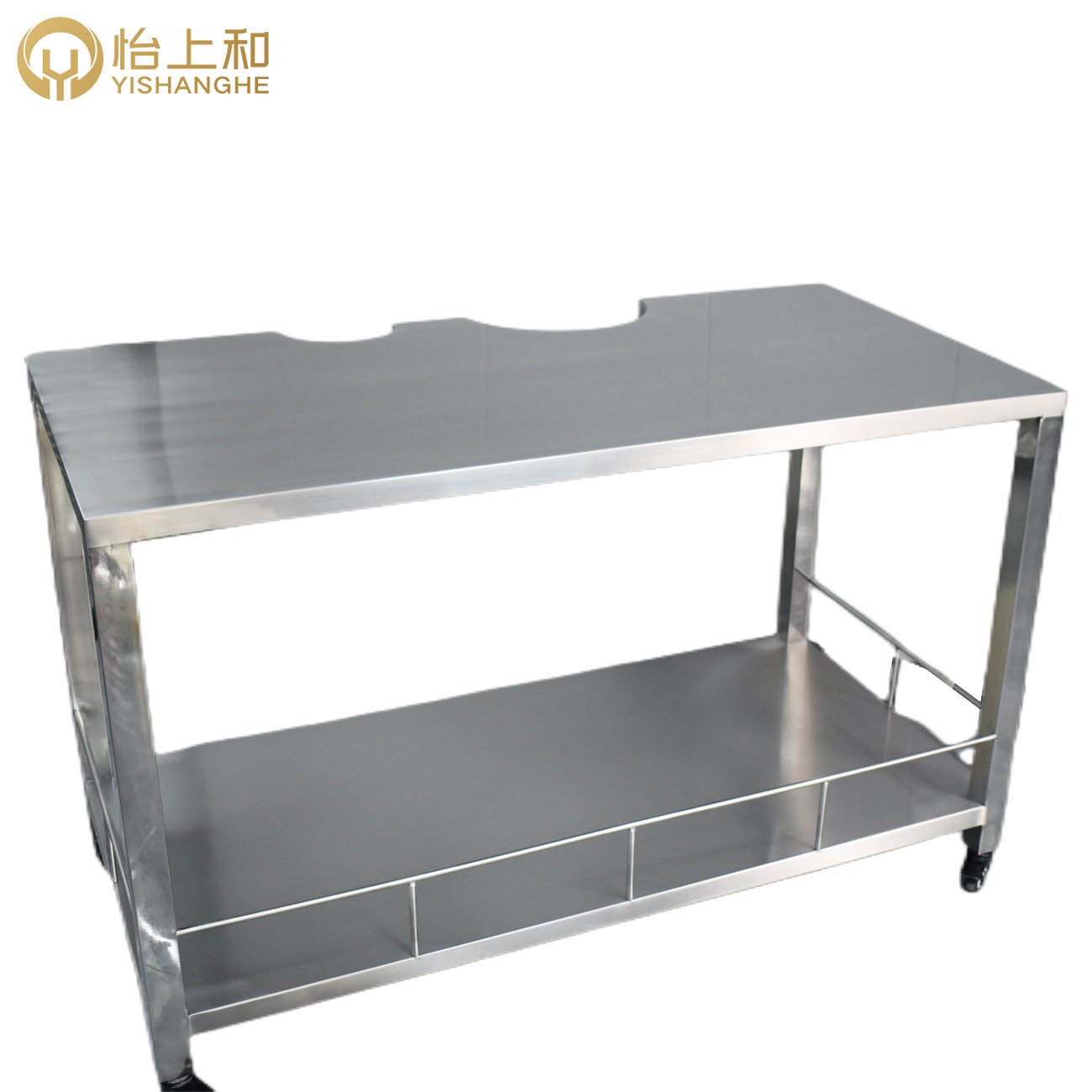 Hot sale High Quality Factory direct selling price 304 Stainless Steel Veterinary examination desk B-ultrasound diagnosis table