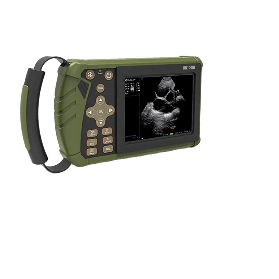 High definition large screen, high-definition medical handheld veterinary portable B-ultrasound scanner pregnancy detection kit
