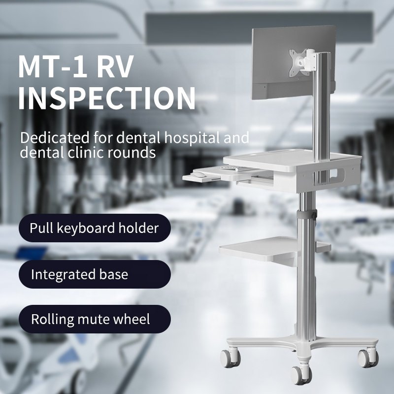 Factory Medical Instrument ABS Trolley Endoscopic Cart Ultrasound Instrument Trolley