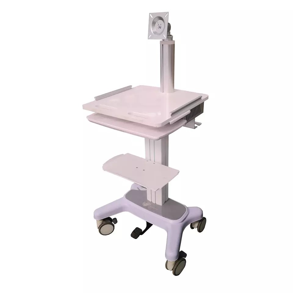China made multi-functional medical surgical instruments ABS trolley endoscope trolley ultrasound instrument trolley