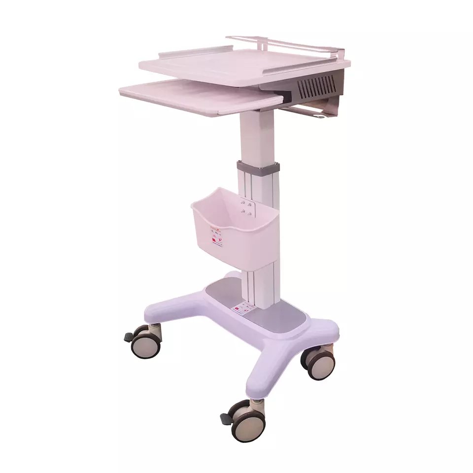 China made multi-functional medical surgical instruments ABS trolley endoscope trolley ultrasound instrument trolley