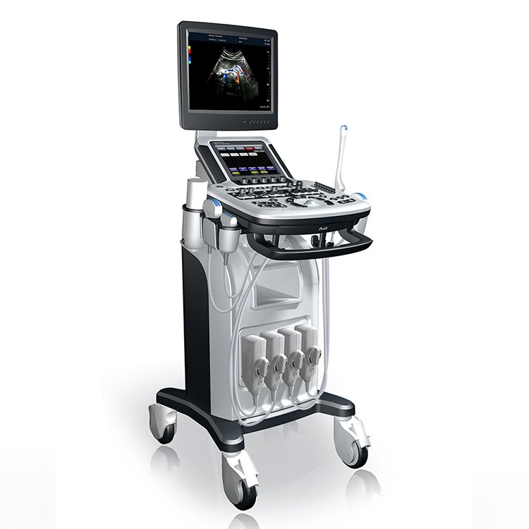 Medical Hospital Diagnosis System Portable Ultrasound Scanner 3D 4D 5D Color Doppler Trolley Ultrasound Machine