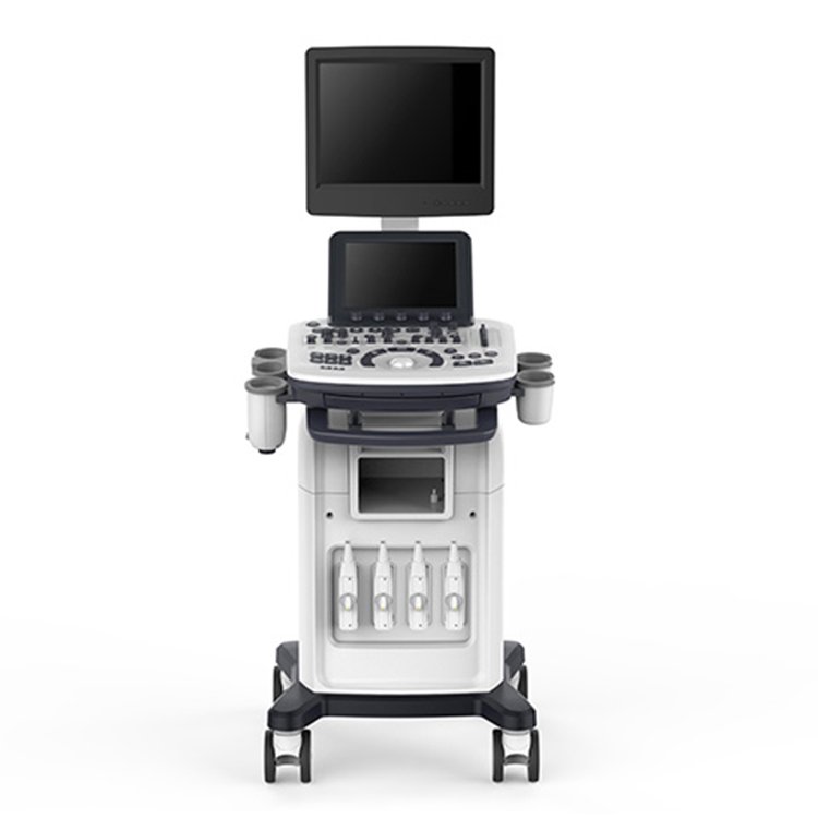 Medical Hospital Diagnosis System Portable Ultrasound Scanner 3D 4D 5D Color Doppler Trolley Ultrasound Machine