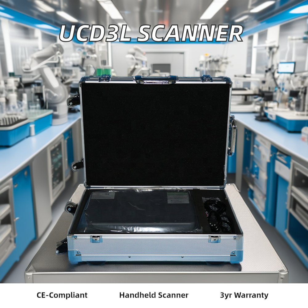 Portable Handheld Ultrasound Scanner Machine Electric Power Source Made of Metal Plastic Color Doppler Medical Instrument