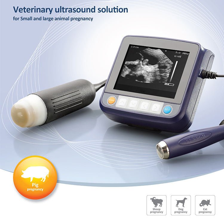 JM-806F Medical Ultrasound Instruments Portable Vet Wrist Pig Sheep Pregnancy Ultrasound Machine