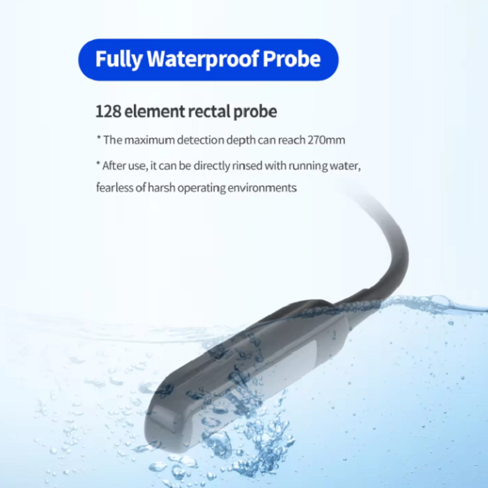 Veterinary Portable Ultrasound Machine Livestock Vet Handheld Scanner for Pregnancy B-Ultra Sound with Probe for Pig,Goat,Horse