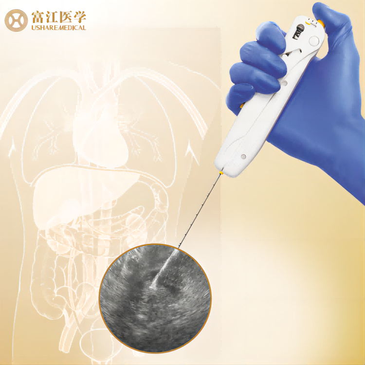 18G Fully Automated Semi-Automated Biopsy Needle for Hepatobiliary Medicine CE Registered Made of Plastic