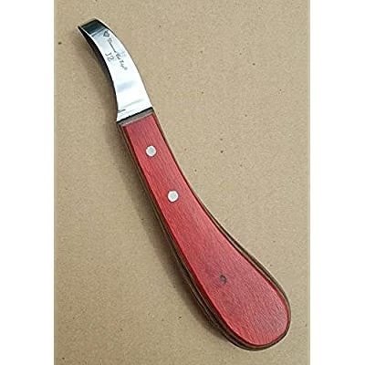 Oval Hoof Knife Trimmer Farrier Sharpener Hoof Care Cutting Cleaning Cattle Veterinary Instruments Stainless Steel Blade