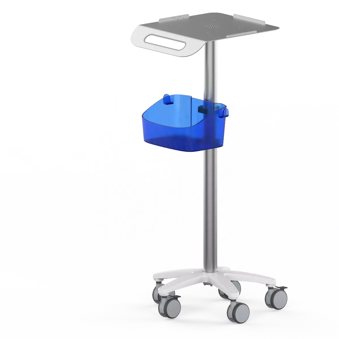 Medical trolley/cart with different desktop for optional