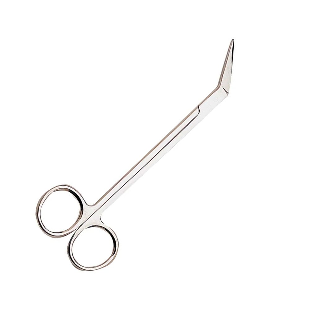 Dental Tissue Dissecting Suture Lab Scissor urgical Gum Tissue Scissors Serrated T/C Locklin Scissor 16.5cm