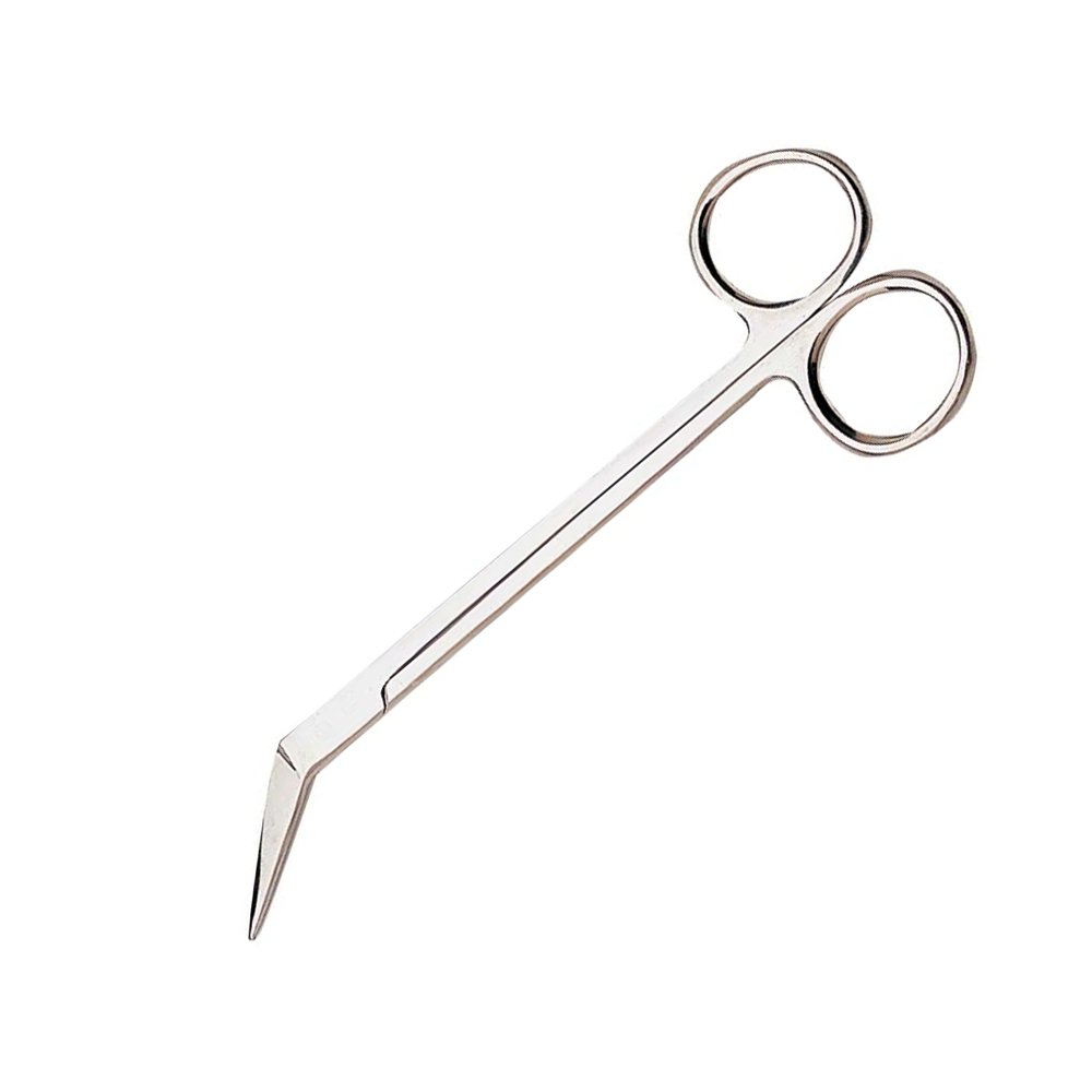 Dental Tissue Dissecting Suture Lab Scissor urgical Gum Tissue Scissors Serrated T/C Locklin Scissor 16.5cm
