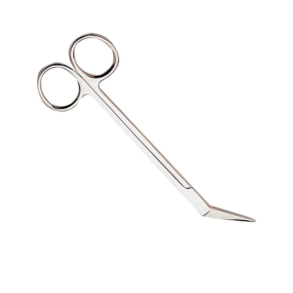 Dental Tissue Dissecting Suture Lab Scissor urgical Gum Tissue Scissors Serrated T/C Locklin Scissor 16.5cm