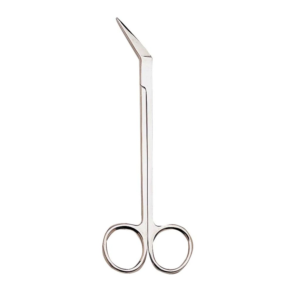 Dental Tissue Dissecting Suture Lab Scissor urgical Gum Tissue Scissors Serrated T/C Locklin Scissor 16.5cm