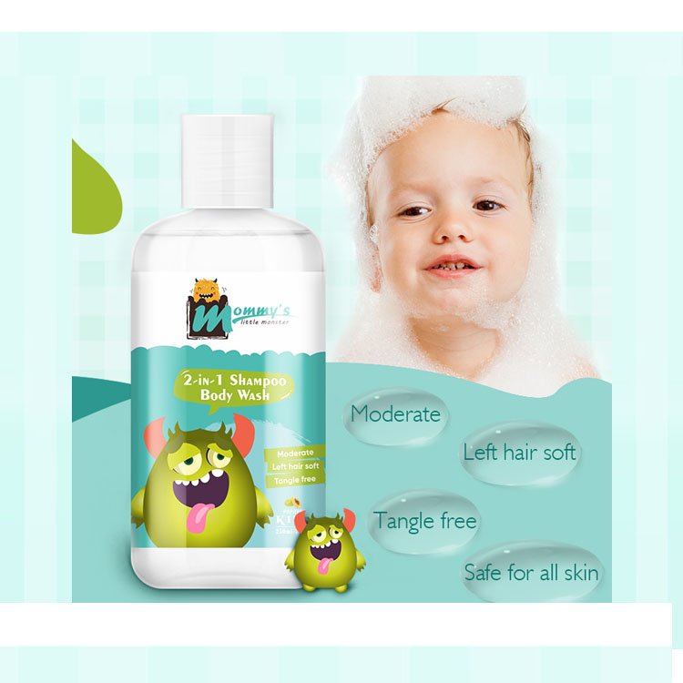 Lover Face New Born Shower Gel 2In1 Body Wash And Shampoo Baby Bath Products