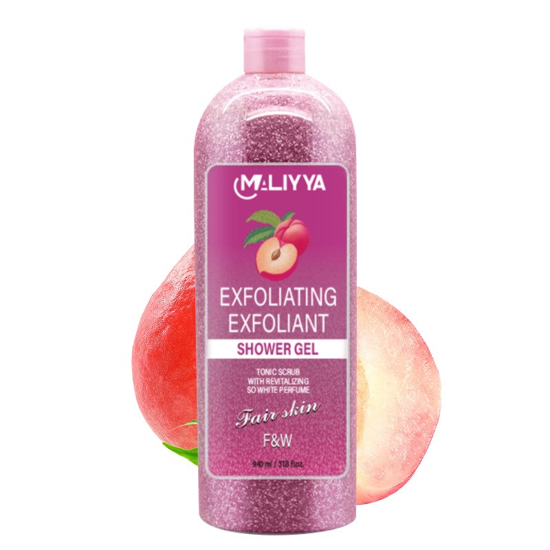 Private Label Deep Cleaning Whitening Shower Gel 940 Ml Shower Gel With Scrub Shower Gel Foam