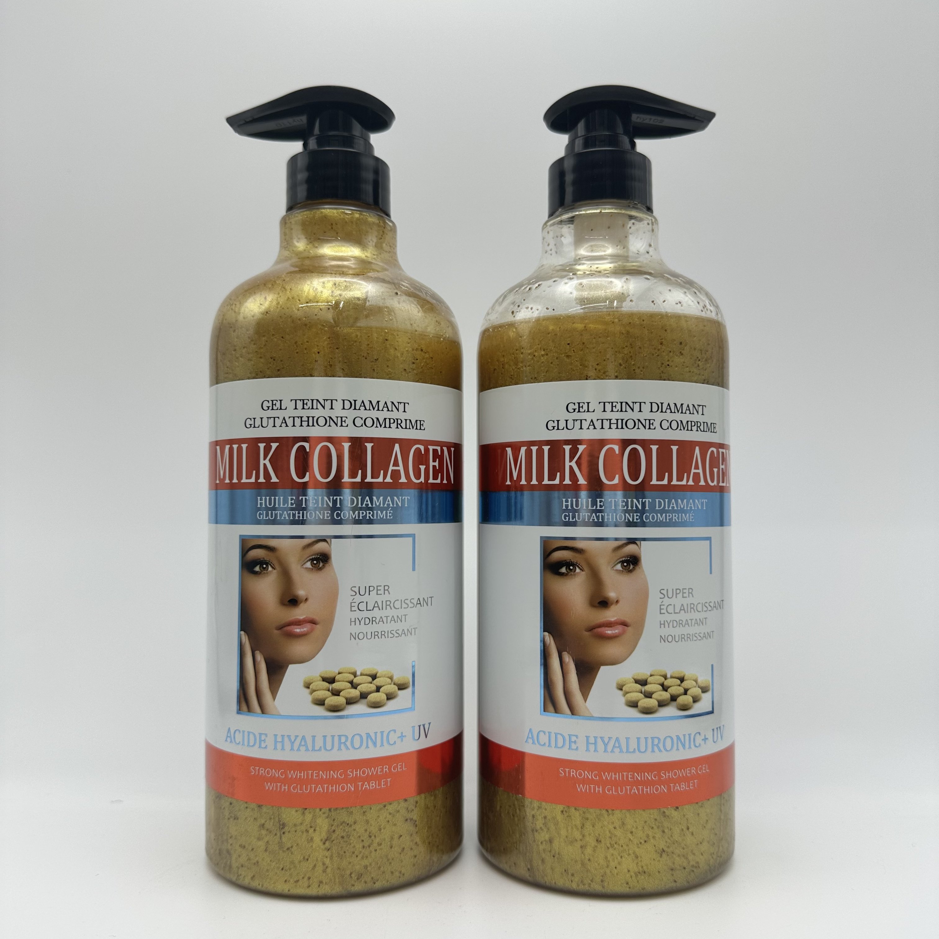Wholesale Manufacturer Eco-Friendly Skin Lightening Body Wash Gel Manufacturer Eco-Friendly Skin Lightening Body Wash Gel 1000Ml