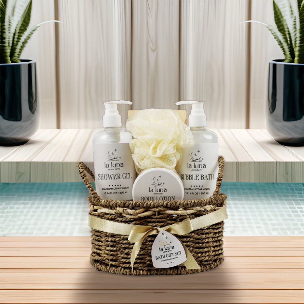 OEM Practical Bath Set for Body Natural Fragrance Spa Collection for Skin Care and Moisturizing for Cleansing and Gift