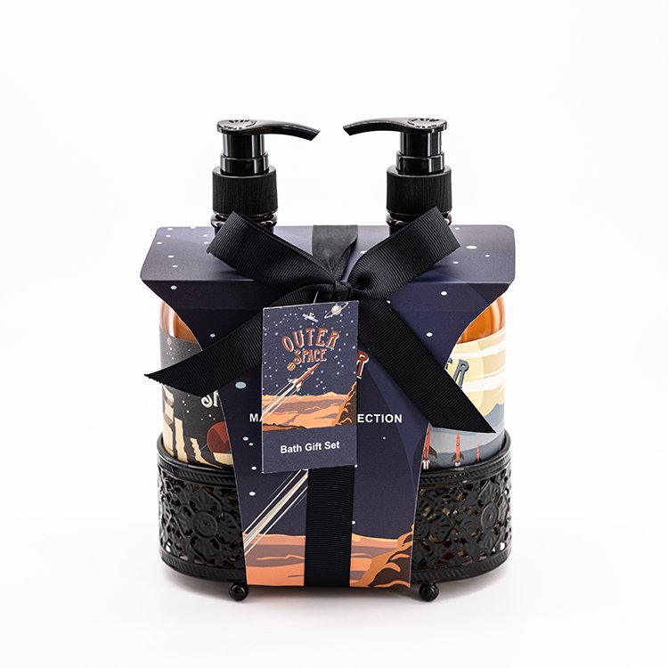 Wholesale Bath Supplies Customize Scented Bath and Body Care Travel Family Spa Gift Set for Men