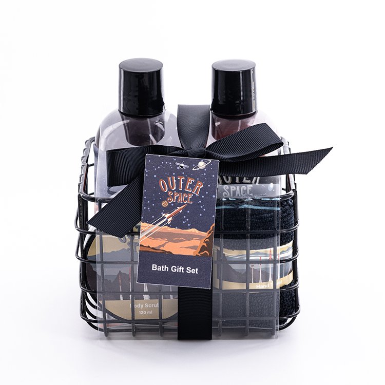 Wholesale Bath Supplies Customize Scented Bath and Body Care Travel Family Spa Gift Set for Men